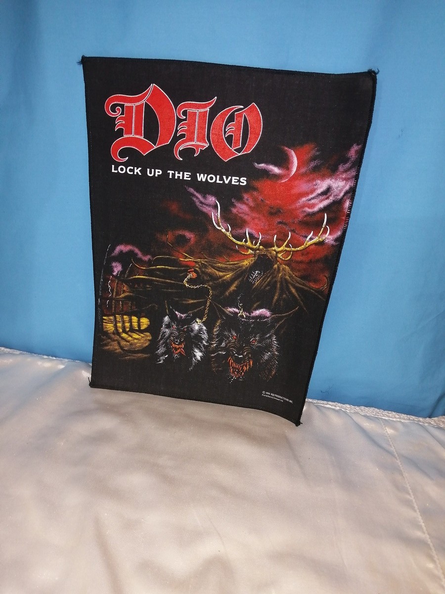 DIO: Lock Up The Wolves: Large Back Patch: Original Vintage