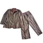 Eärvin Magic Johnson Signature Mens 2 Pc Suit 48L Gray Jacket Pants Made n Italy