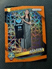2025 Panini Prizm WNBA - Ajsa Sivka #85 Orange Velocity Prizm (RC) Chicago Sky