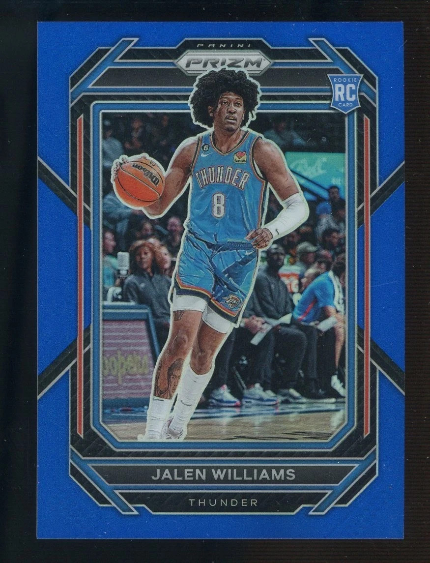 2022-23 Panini Blue Prizm #246 Jalen Williams Thunder RC Rookie 146/199