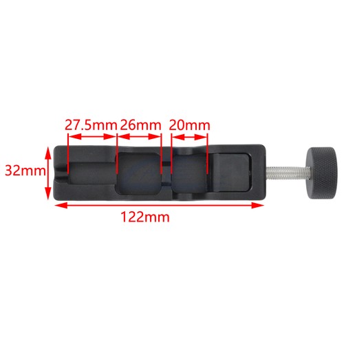 Universal Spark Plug Gap Tool Gapper & 32 Blades Steel Feeler Gauge Red Black - Foto 3 di 50