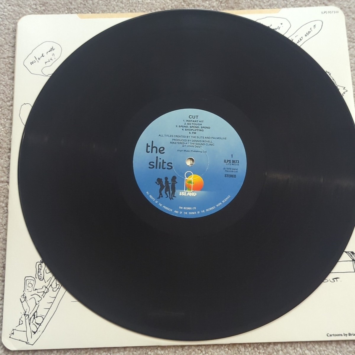 The Slits / Cut LPレコード　スリッツ SLITS, THE (ザ・スリッツ) - Uncut - Outtakes From The 