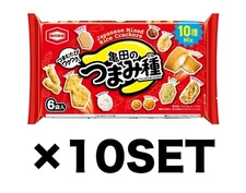 Kameda's Tsumamidane 6 bags ×10 SET 10 Kinds of RICE CRACKER  Snacks fromJapan