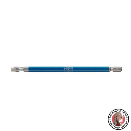 Vessel GSVT40LH Torx-Bit T40H – 150 Mm Lang, 6,35 Mm Schaft, Magnetisch, Für Akkuschrauber