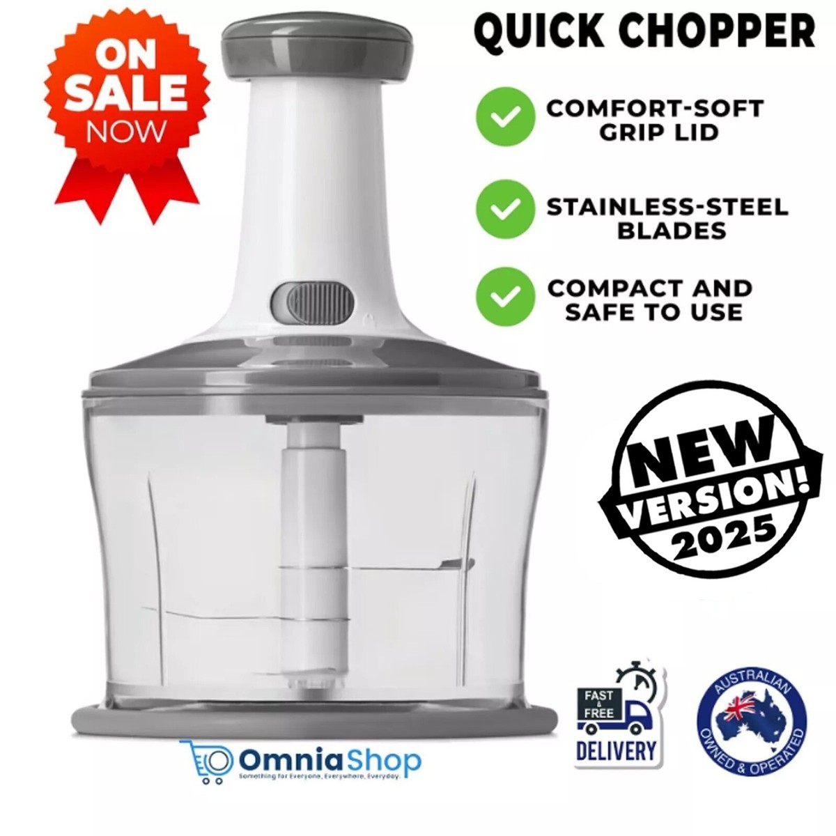 Anko by Kmart Quick Chopper Cooking Kitchen Home Food Prep Tool