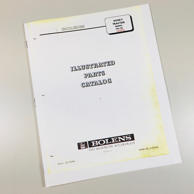 #ad Bolens Husky quot;Ten Fiftyquot; 1050 Lawn Garden Tractor Parts Catalog Manual $11.97