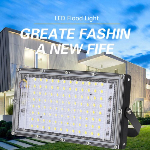 50/100Watt 50LED/96LED Fluter Modul Flutlicht IP65 Außen Garten Fassadenstrahler - Bild 24 von 25