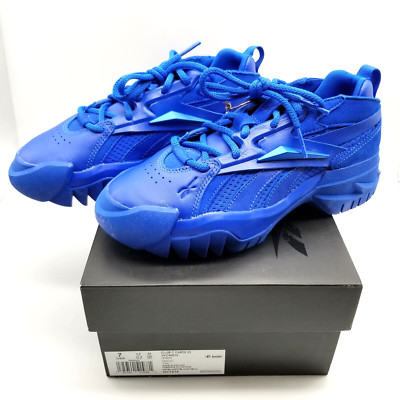 Reebok Women's Cardi B Club C V2 Shoes Size 7 Blue Sneakers