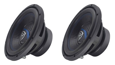 (2) Rockville K5 W10K5S4 10'' 1200 Watt 4 Ohm Car Audio Subwoofers CEA Rated Subs
