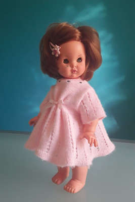 ''FURGA'' Vintage Puppe ''Carolina'', 60er Jahre, Vinyl, Höhe 32 cm.