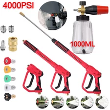 1/4" Snow Foam Lance & Bottle Sprayer for Pressure Washer - Car Wash Tool