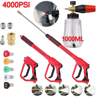 #ad 1 4quot; Snow Foam Lance amp; Bottle Sprayer for Pressure Washer Car Wash Tool $19.98