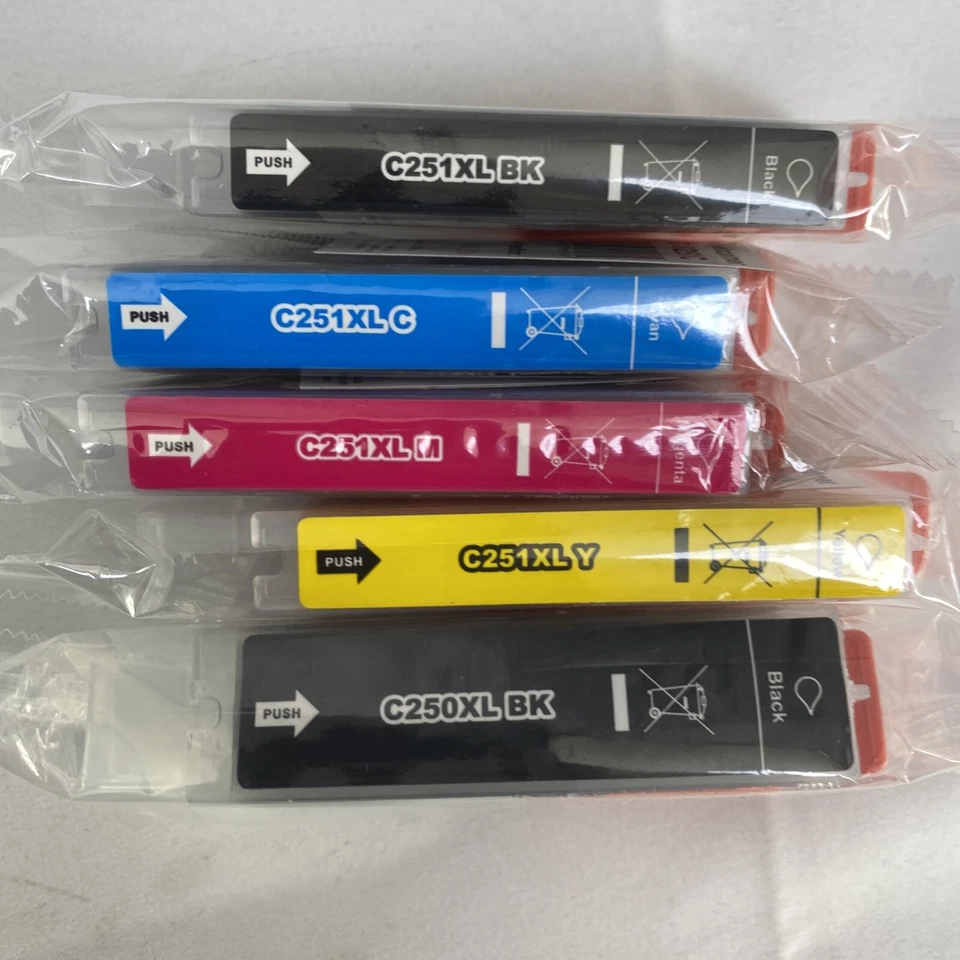 4 Inkjetcorner C-0250BK, BC-0251BK, C-C-0251C, C-0251M, C-0251Y, Canon - Image 4 of 4