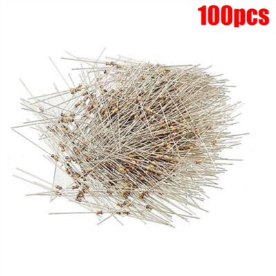 100Pcs 100K Ohms Ohm 1/4W 5% Resistors Carbon Film New Ic tm