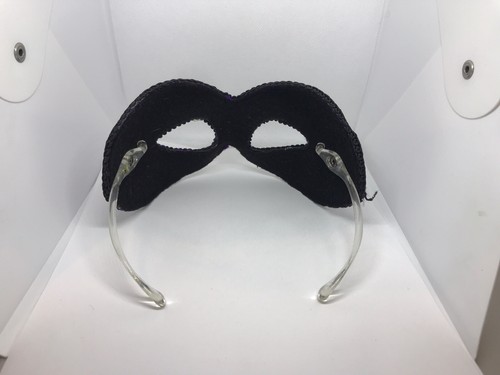 Purple Venetian Mask Masquerade Costume Accessory Halloween - Picture 2 of 2