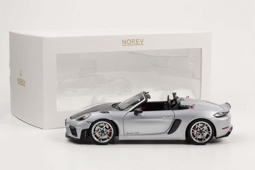 1:18 Norev Porsche 718 RS Spyder 2023 Weissach GT-silbermetallic 187270 - Bild 6 von 8