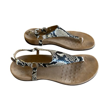 Vionic Lupe Thong Sandals Women EU 39 Multicolor Snake