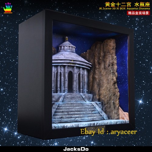 Modelo de estatua diorama del zodiaco Acuario JacksDo Saint Seiya JK.Scene-30 en stock - Imagen 11 de 16