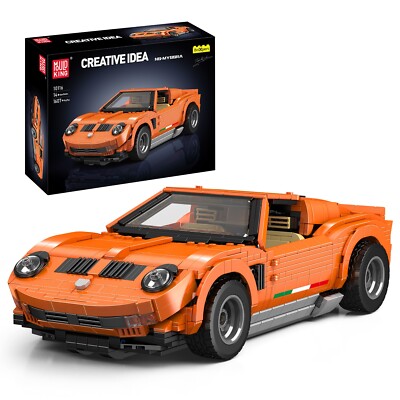Mould King 10116 Miura Sportwagen Rennen Bausatz Klemmbausteine Modell Spielzeug