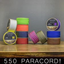 550 Paracord 500ft SPOOL Parachute Cord Rope 7 Strand Survival Outdoor Camping