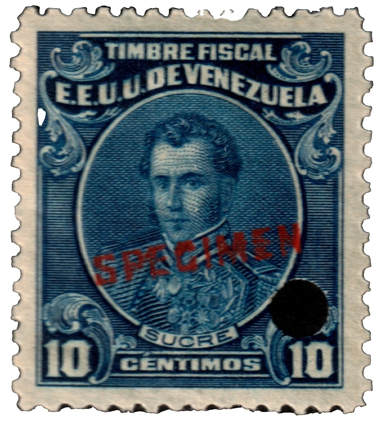 Figuras históricas decimal Sellos de Venezuela