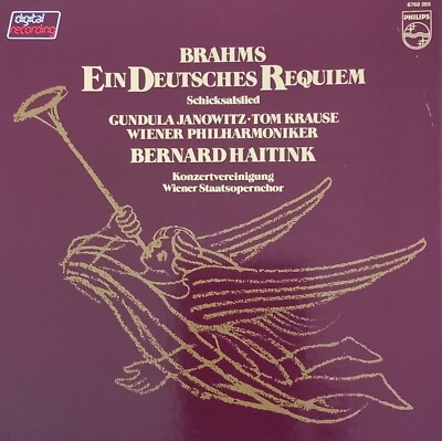 Brahms-Ein Deutsches Requiem/Schicksalslied,2 Vinyl-Box LP's, Philips 6769 055