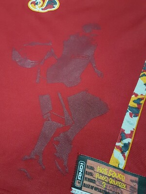 RARE !! And1 Red Camo HOT SAUCE Mixtape Tour Jersey Men Size L | eBay