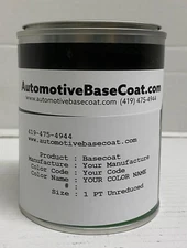CHRYSLER/DODGE/JEEP BASECOAT PAINT **UNREDUCED** - 1 Pint