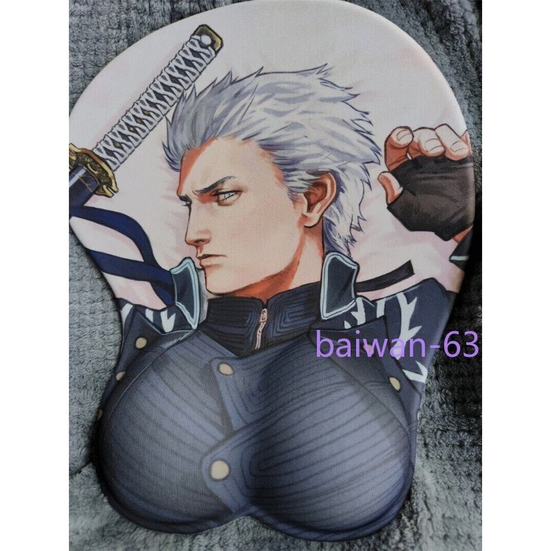 Devil May Cry Vergil Games Wrist Rest Support 3D Silicone Mouse Pad Mousepad NEW - Image 3 of 4