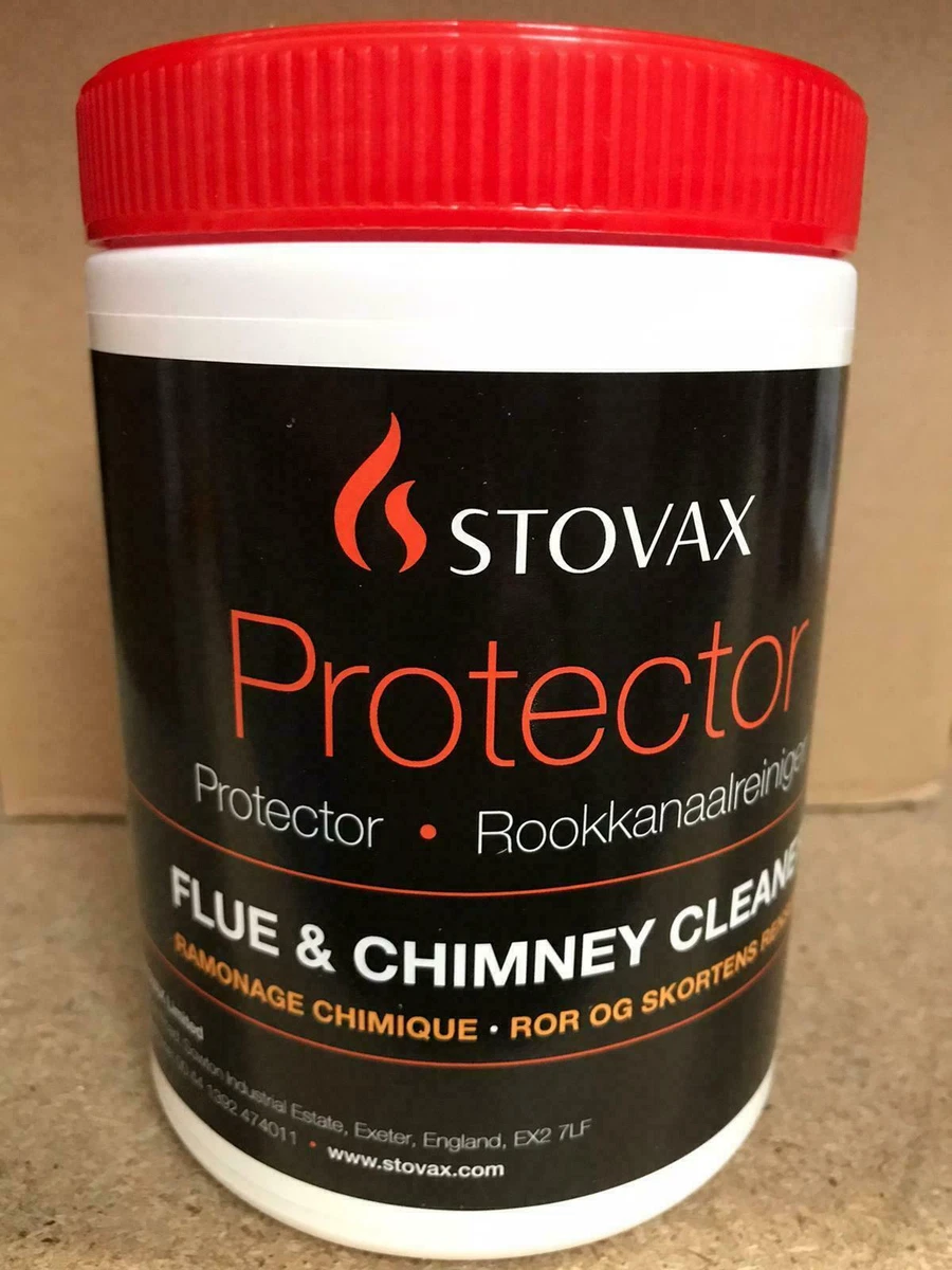 STOVAX Protector Flue Chimney Cleaner, Soot, Tar, Stove Open Fire TUB 1KG -  SP01 | eBay
