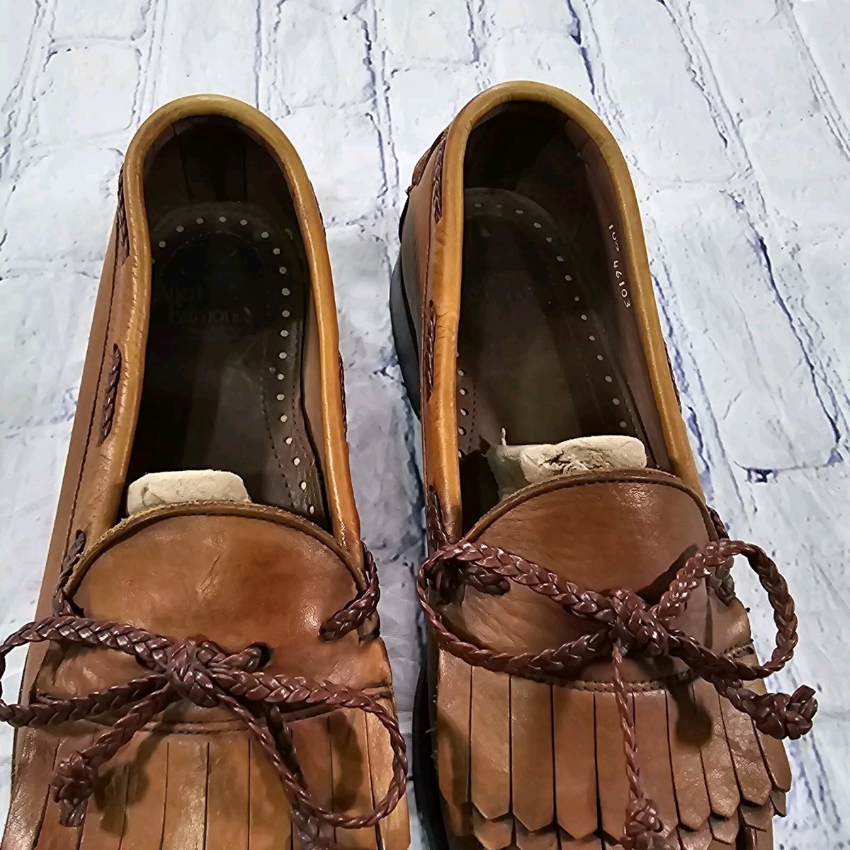 Allen Edmonds MENS SIZE 10.5 Everson Dress Shoes Kiltie Tassel Slip On Loafers Allen Edmonds MENS SIZE 10.5 Everson Dress Shoes Kiltie  main image 4