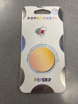 PopSockets Cell Phone Grip Stand SHERBET SUNSET POPGRIP PopSocket Swappable  Top