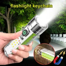 Tactical Flashlight LED Light Super Bright Torch Lamp USB Rechargeable Work Lamp