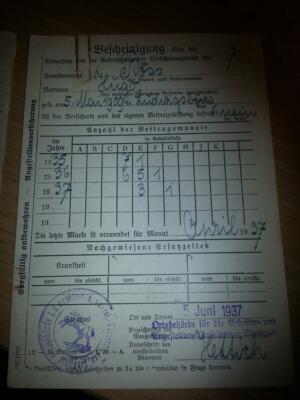 Identy card Karte Hugo Boss geb. 1909 Modelabel Outletcity Metzingen 1937 Outlet