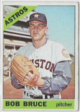 1966 Topps Baseball Card #64 Bob Bruce Poor/VG Wrinkle Houston Astros