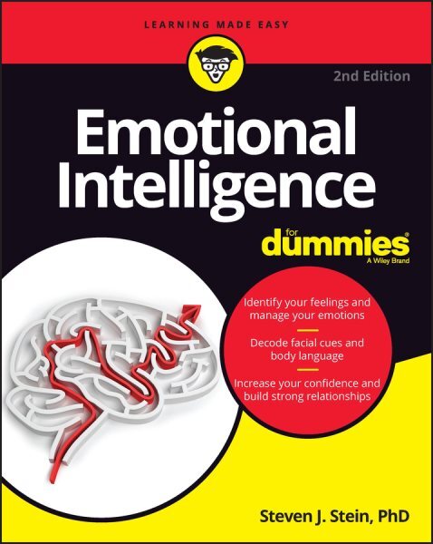 Emotional Intelligence for Dummies, Paperback by Stein, Steven J., Like New U...