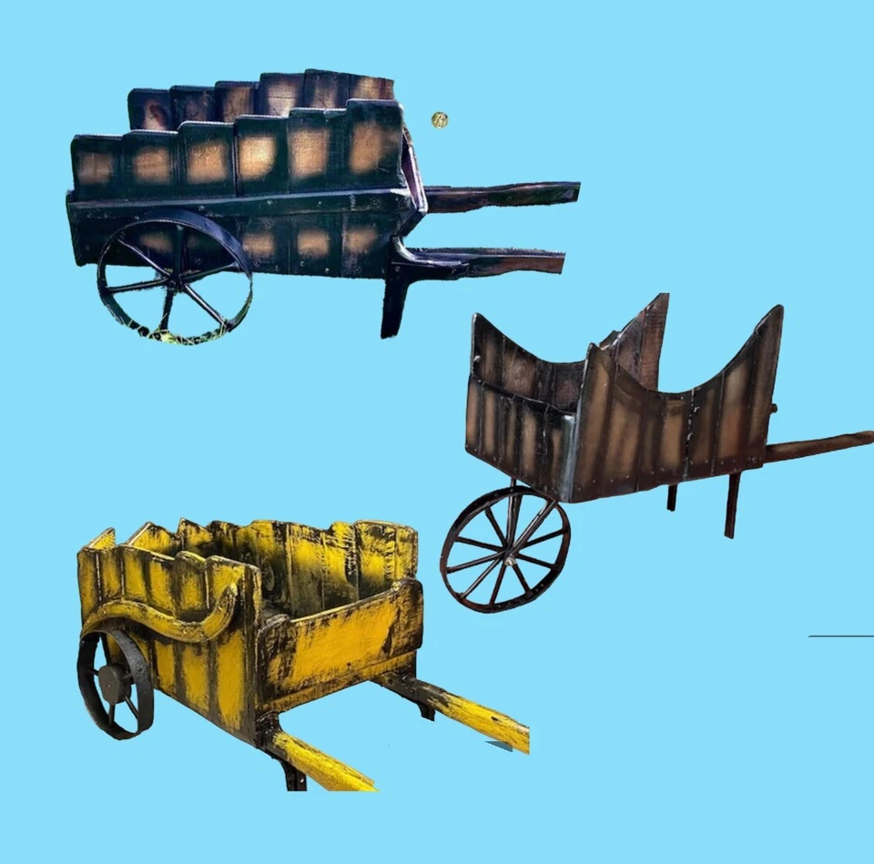 Maceta/pantalla miniatura para carretilla de jardín Foto 3 de 4