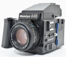 "N MINT-" Mamiya M645 645 Super Prism Finder + 80mm f/2.8 N Polaroid JAPAN 3621