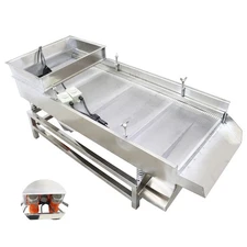 Electric Vibrating Sifter 3MM Linear Sifter 80WX2 Double Motor Sieve Shaker