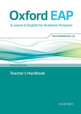 Oxford EAP: Pre-Intermediate/B1: Teacher's Book, DVD and Audio CD Pack by Paul D