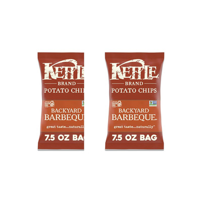 Kettle Brand Backyard Barbeque Kettle Potato Chips, Gluten-Free, Non-Gmo, 7.5 Oz