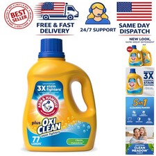 77 Loads of Freshness: Plus OxiClean Clean Meadow Liquid Detergent, 100.5 Fl Oz 0.16 per gallon