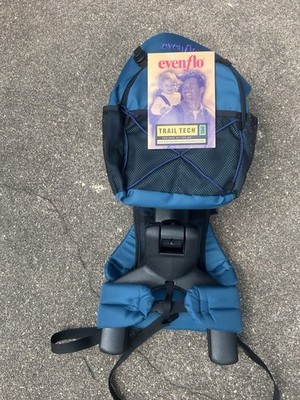 Evenflo Trail Tech 960 Infant Baby Carrier Hiking Backpack Blue