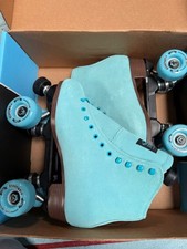 Sure Grip Boardwalk Sea Breeze blue roller skates mens 7 fits womens 8-8.5