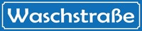 Blechschild 46X10 Cm WaschstraßE Deko Geschenk Schild