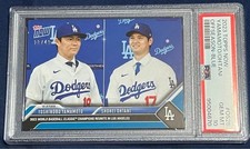 2023 Topps Now Shohei Ohtani Yoshinobu Yamamoto PSA 10 Press Conference