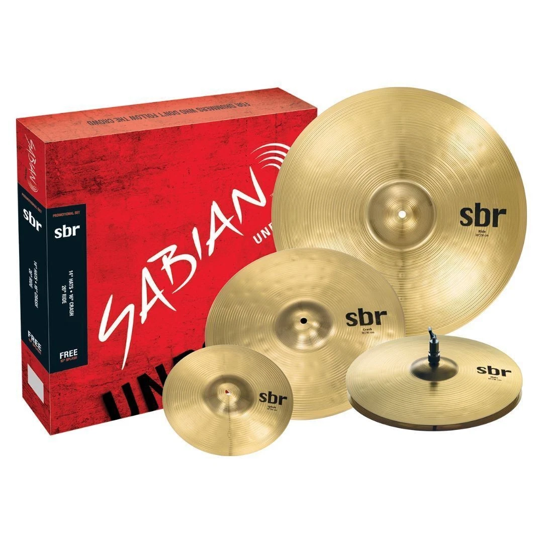Juego de platillos promocionales SABIAN SBR 10 pulgadas Splash Cymbal PRO