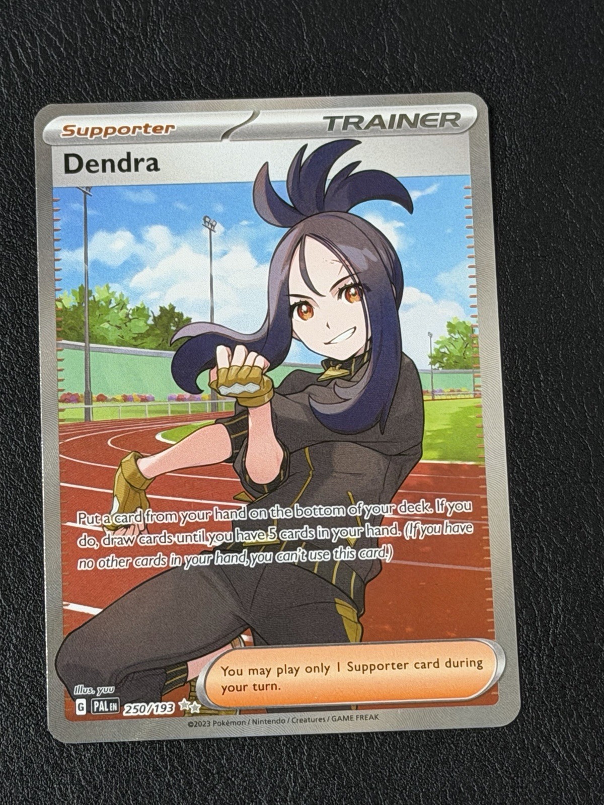 Dendra Ultra Rare SV02: Paldea Evolved 250/193 Near Mint Pokemon TCG TRAINER