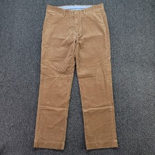 Polo Ralph Lauren Pants Men 34x32 Brown Classic Fit Stretch Corduroy Chino EUC