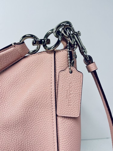 Coach Handtasche Schultertasche Pink Laurel Pebble Leder abnehmbarer Henkel/Riemen - Bild 4 von 20